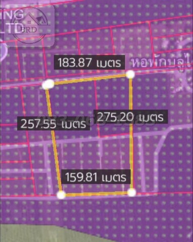 ขายที่ดินสี่ม่วงลายสร้างโรงงาน เขาคันทรง เนื้อที่ 43-1-76 ไร่