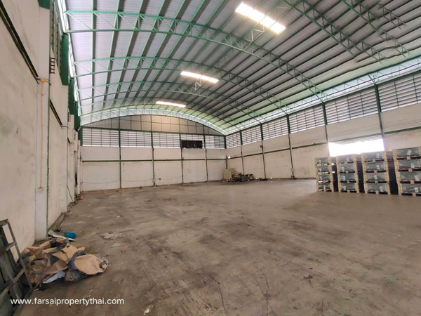 ให้เช่าอาคารโรงงาน 6ไร่ 4,550 ตร.ม บ้าน 2ชั้น 1,065 KVA ถนนพระรา