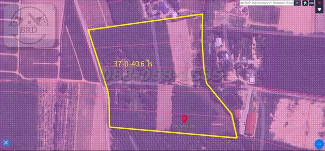 ขายที่ดินสี่ม่วงลายสร้างโรงงาน เขาคันทรง เนื้อที่ 37-0- 40.6 ไร่