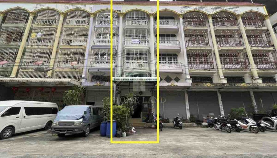อาคารพาณิชย์ 4.5 ชั้น หมู่บ้าน สุนทร 7 บางบอน ต่อเติมเต็มพื้นที่