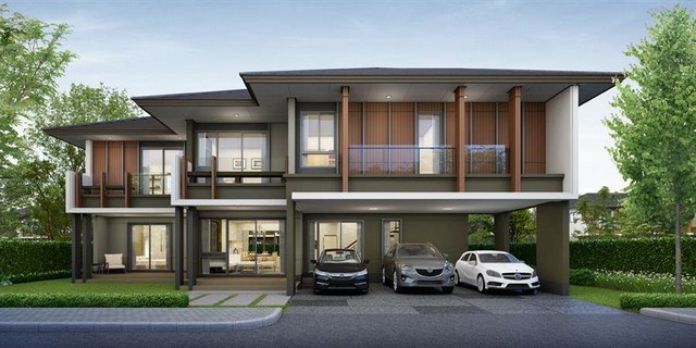 บ้านเดี่ยว ม.บุราสิริ by แสนสิริ บางนากม.26 บางเสาธง สมุทรปราการ