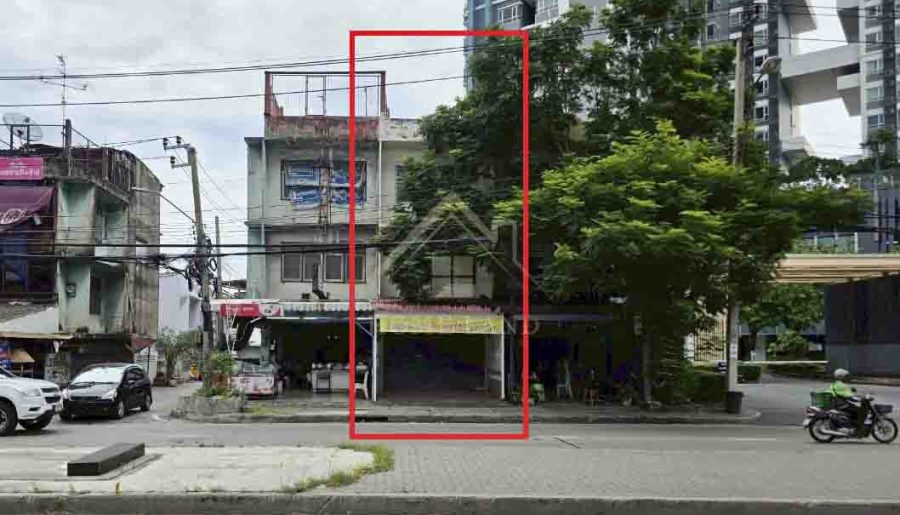 อาคารพาณิชย์ 3 ชั้น ใกล้ MRT แยกติวานนท์ ถนนกรุงเทพ – นนทบุรี