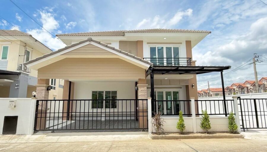 CH1125 ขายบ้านเดี่ยวหมู่บ้านเดอะลิฟวิ่ง บ้านกล้วย ไทรน้อย