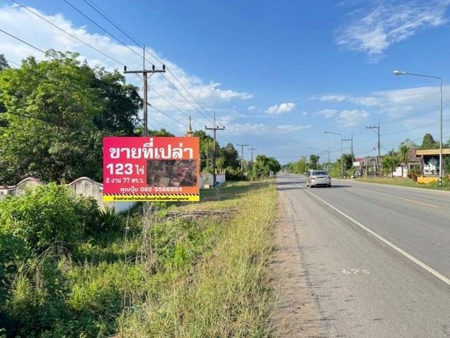 ขายที่เปล่าติดทางหลวงแผ่นดิน 1173 ใกล้สวนน้ำนาวาแลนด์