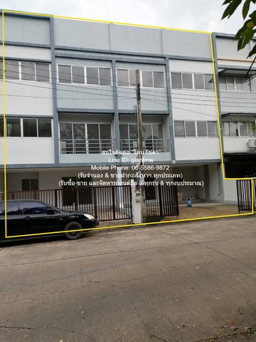 ขายทาวน์โฮม 3 ชั้น 2 คูหาติดกัน ห่างถนนหทัยราษฎร์ 100 ม. 44 ตร.ว.
