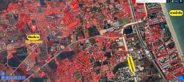 ขายที่เปล่าหัวหินถมแล้วที่เปล่านาตาช้าง1แหล่งชุมชน หมู่บ้านหัวนา