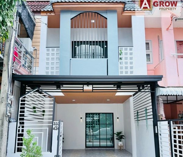 หมู่บ้านซิลค์วิลเลจ สายไหม 54 เฟอร์ครบ ตกแต่งใหม่ พร้อมเข้าอยู่