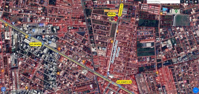ขายที่ติดถนนลาดพร้าว101กรุงเทพมีสิ่งปลูกสร้างเป็นโรงเรียน