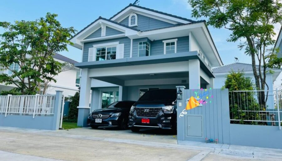ขาย ให้เช่าบ้านเดี่ยว 2ชั้น โครงการ Villaggio ศรีนครินทร์-บางนา