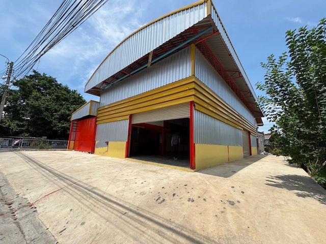 ให้เช่าโกดังพร้อมออฟฟิศ 480 ตรม. ซอยสะแกงาม 28 แสมดำ บางขุนเทียน