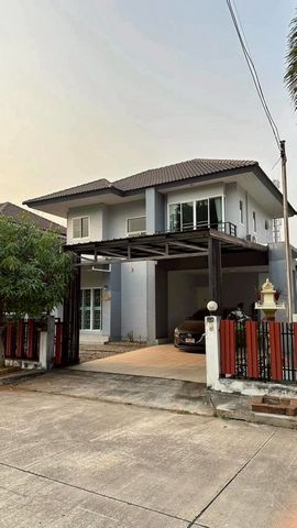 ขายด่วนพร้อมผู้เช่า 2.59 ล้าน บ้าน 2 ชั้น หมู่บ้านบุรีทาน่า สันกำ