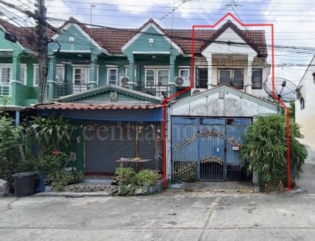 P1 ทาวน์เฮ้าส์ หมู่บ้านลลิษา ซอยมังกร – แพรกษา หลังริม ราคาถูก