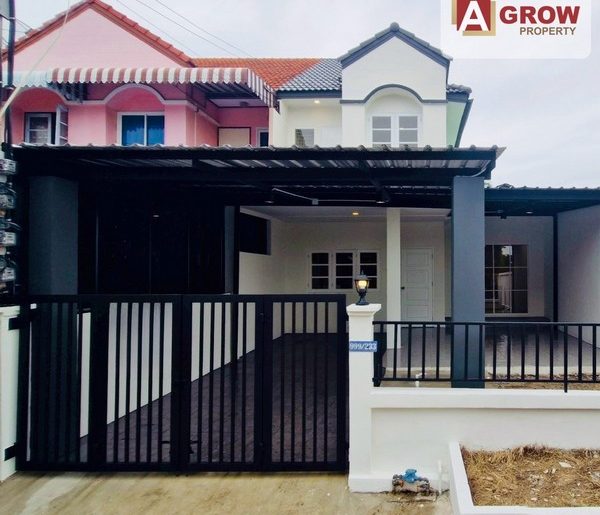 หมู่บ้านพนาสนธิ์ วิลล่า 12 บางปู บ้านหลังมุม ตกแต่งใหม่พร้อมอยู่