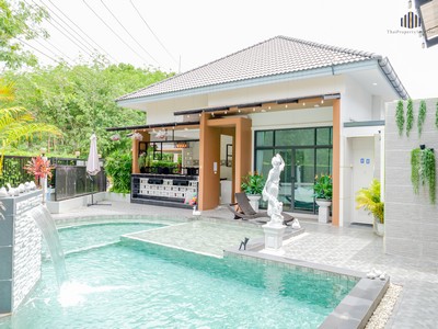 ขายบ้านสวยสไตล์รีสอร์ตกลางเมืองแกลง หลังเดียวใน MVP Riverside